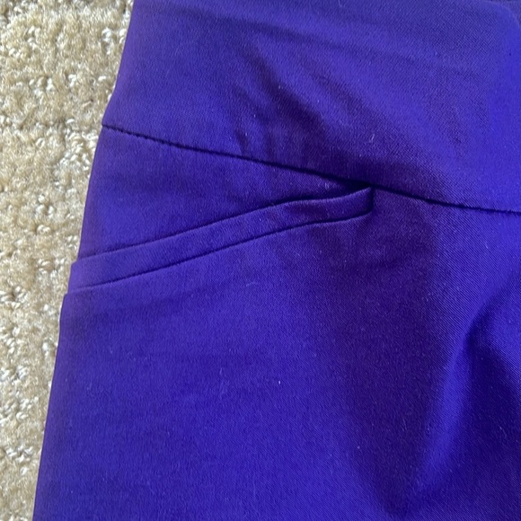 Chico's Women's Pants in Deep Purple NWT size 00 short - Picture 5 of 14